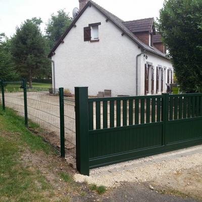 Portail et Cloture Aluminium Vert