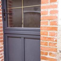 Porte d entree de type fermiere pvc sur mesure